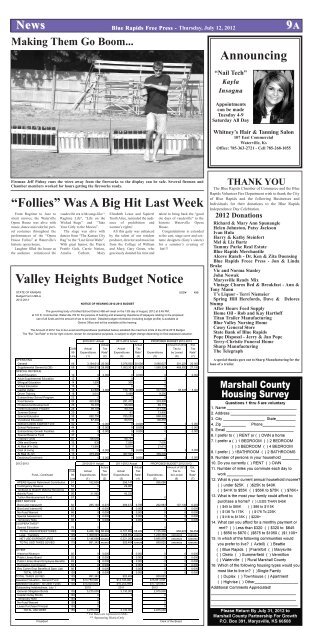 eFreePress 07.12.12.pdf - Blue Rapids Free Press