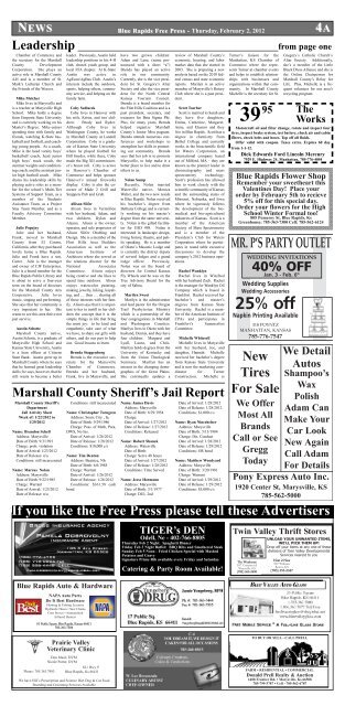 eFreePress 02.02.12.pdf - Blue Rapids Free Press