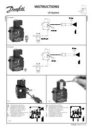 INSTRUCTIONS LE-System - Danfoss Heating for consumers