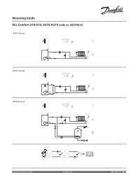 Mounting Guide ECL Comfort 210/310, A275/A375 - Danfoss ...