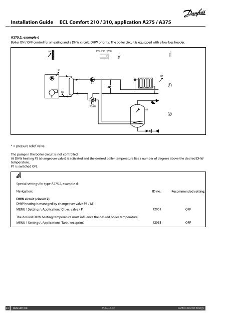 ECL Comfort 210/310, A275/A375 Installation Guide - Danfoss ...