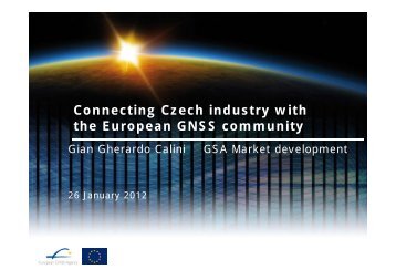 Connecting Czech industry with the European GNSS community