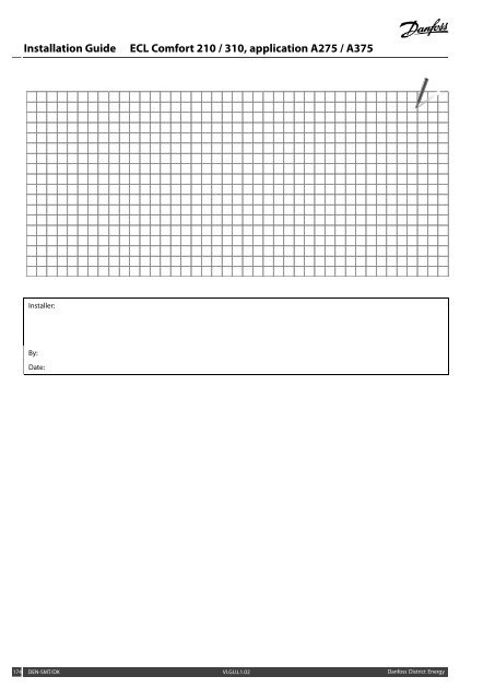 ECL Comfort 210/310, A275/A375 Installation Guide - Danfoss ...