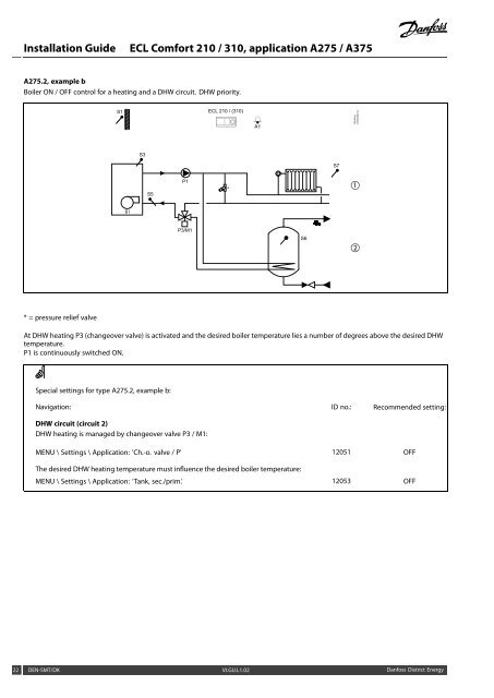 ECL Comfort 210/310, A275/A375 Installation Guide - Danfoss ...