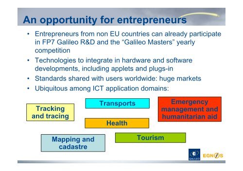 EGNOS - Projet EuroMed Transport