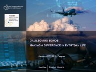 GALILEO AND EGNOS: MAKING A DIFFERENCE IN EVERYDAY LIFE