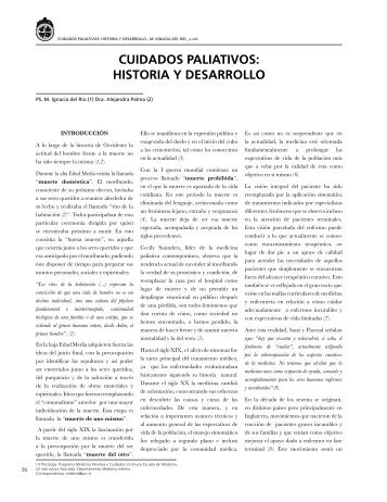 cuidados paliativos: historia y desarrollo - Asociación Guatemalteca ...