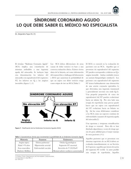 síndrome coronario agudo lo que debe saber el médico no ...