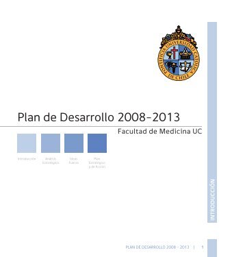 Plan de Desarrollo 2008-2013 - Escuela de Medicina