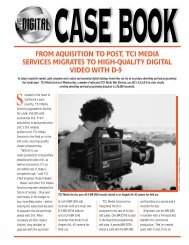 TCI Media (Monterey Bay) Migrates to D-9 - JVC