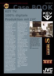KEY TV: 100% digitale Produktion mit JVC