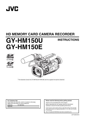 GY-HM150U GY-HM150E