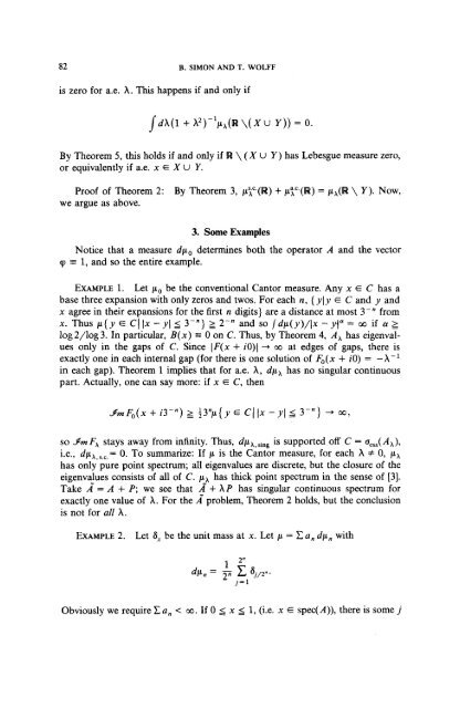 Singular continuous spectrum under rank one perturbations and ...