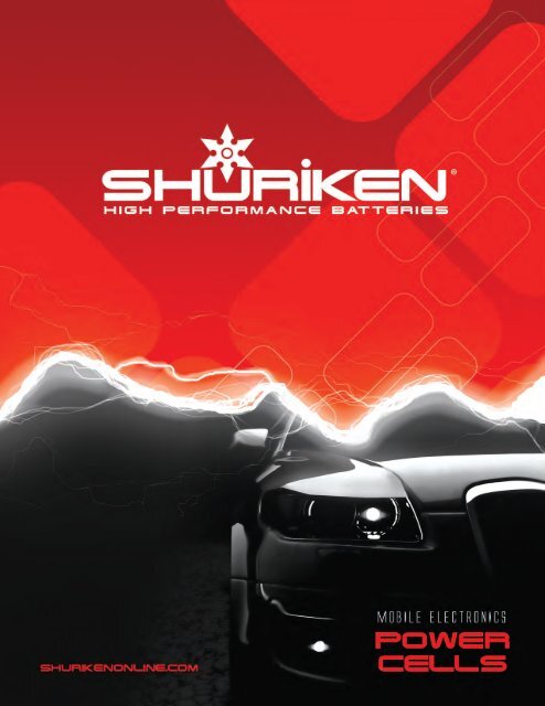 Shuriken SK-BT60 Compact Size Agm Technology 1500W 60 Amp 12V Car Battery New