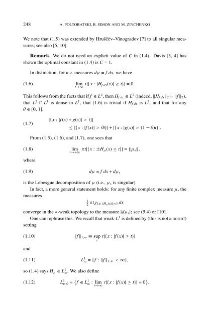 1 Introduction - Mathematics Department - Caltech