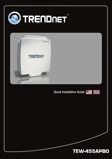 Quick Installation Guide - TRENDnet