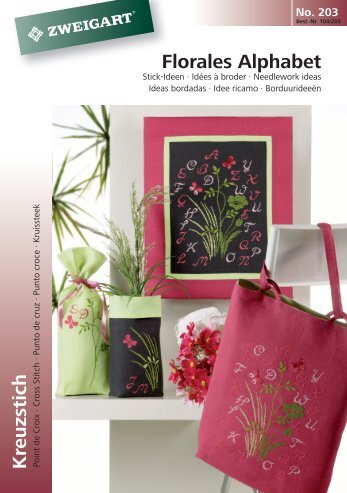 Kreuzstich Florales Alphabet - Zweigart & Sawitzki GmbH