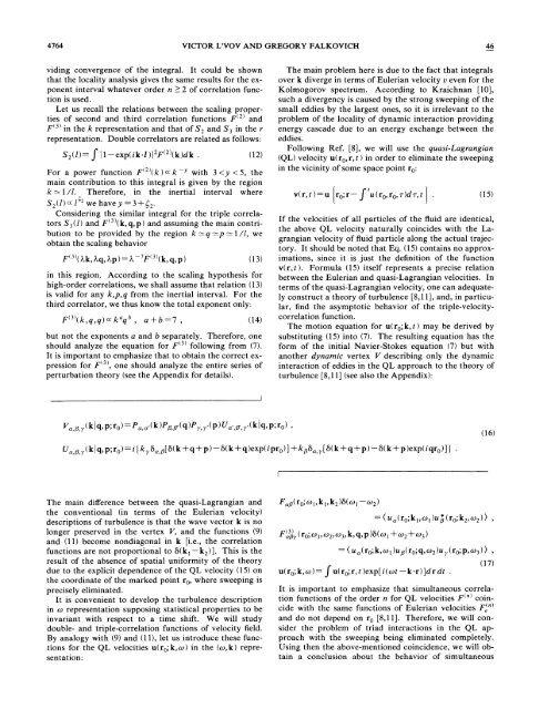 Phys. Rev. A - Victor S. L'vov Home-page - Weizmann Institute of ...