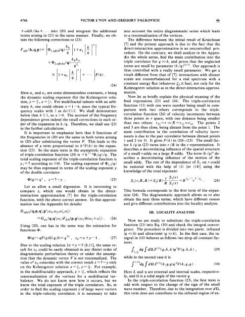 Phys. Rev. A - Victor S. L'vov Home-page - Weizmann Institute of ...