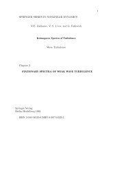 Stationary Spectra of Weak Wave Turbulence - Victor S. L'vov Home ...