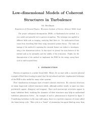 Low-dimensional Models of Coherent Structures in Turbulence
