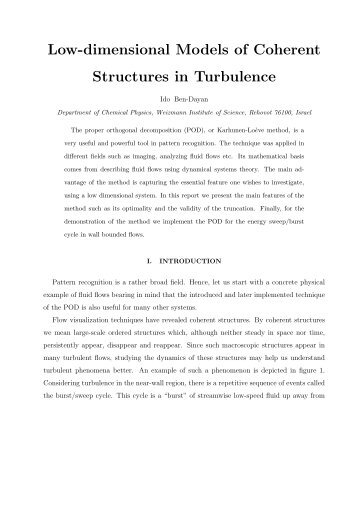 Low-dimensional Models of Coherent Structures in Turbulence