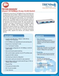 TRENDnet 16-Port 10//100Mbps Compact Ethernet Switch TE100-S16E+ Blue