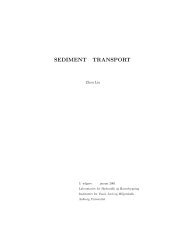 SEDIMENT TRANSPORT - Victor S. L'vov Home-page