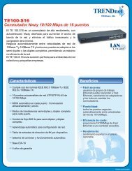 Conmutador Nway 10/100 Mbps de 16 puertos - TRENDnet
