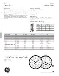 120VAC and Battery Clocks 2940 Series & Accessories.pdf
