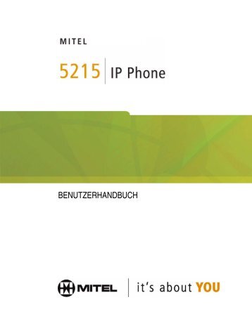 5215 IP Benutzerhandbuch - Mitel Edocs
