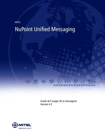 NuPoint Unified Messaging - Mitel Edocs