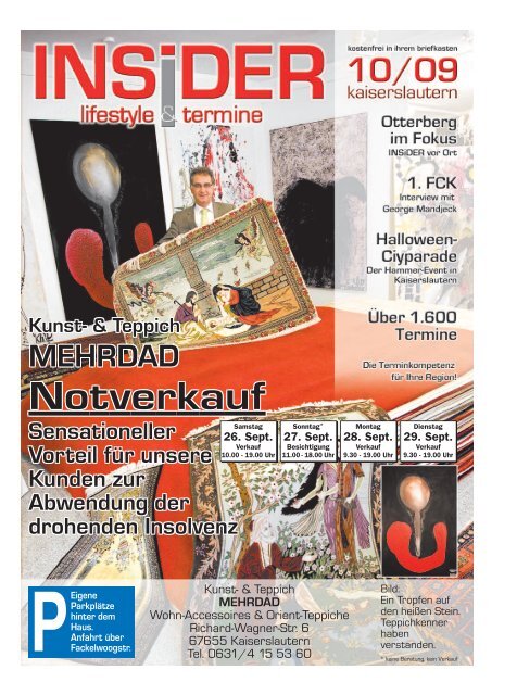 Teppich MEHRDAD Notverkauf Sensationeller  - Magazin Insider