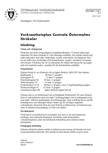 Bilaga 3_2012-658-1_1_ Verksamhetsplan 2013 Centrala ... - Insyn