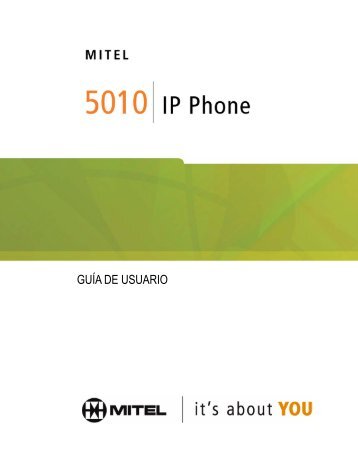 5010 IP Phone Guía de Usuario - Mitel Edocs