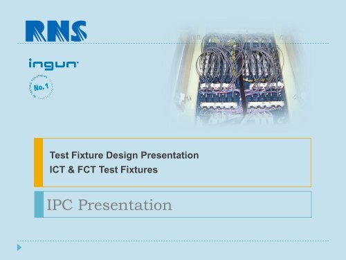 Test Fixture Design Presentation - RTP Designers Council