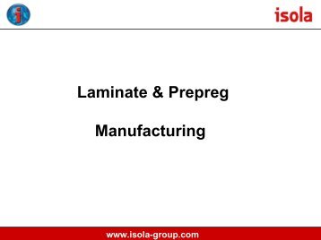 Laminate & Prepreg Manufacturing