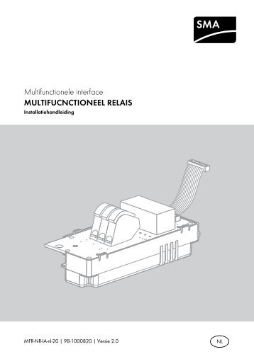 MULTIFUNCTIONEEL RELAIS - SMA Solar Technology AG