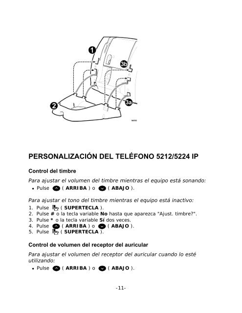 5212/5224 IP Phone Guía de Usuario - Mitel Edocs