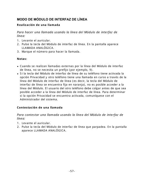 5212/5224 IP Phone Guía de Usuario - Mitel Edocs