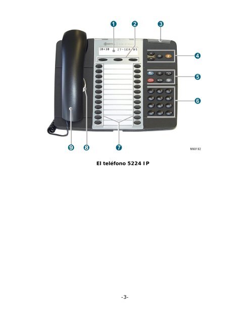 5212/5224 IP Phone Guía de Usuario - Mitel Edocs