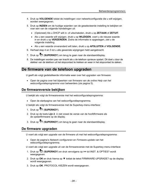 Gebruikers- en beheerdershandleiding voor SIP - Mitel Edocs