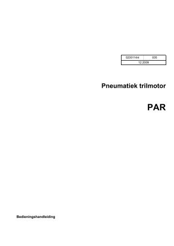 Pneumatiek trilmotor - Wacker Neuson