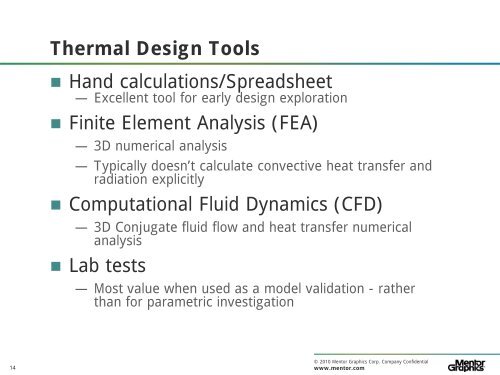 PCB Thermal Simulation - RTP Designers Council