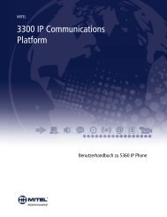 Benutzerhandbuch zu 5360 IP Phone - Mitel Edocs