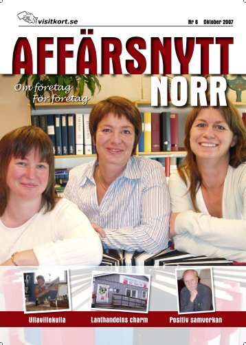 Oktober 2007 - Affärsnytt Norr