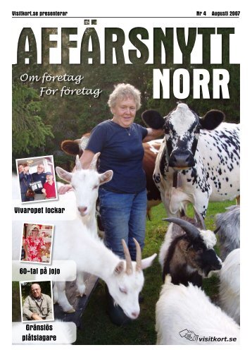 Augusti 2007 - Affärsnytt Norr