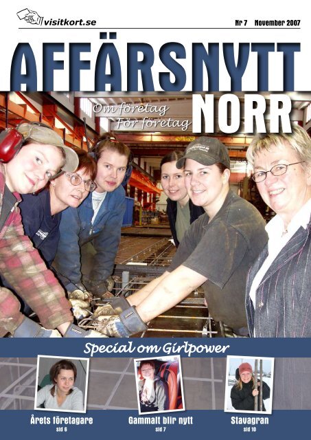 November 2007 - Affärsnytt Norr