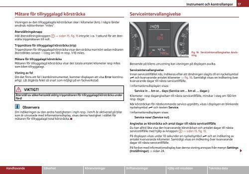 ŠKODA Yeti INSTRUKTIONSBOK - Media Portal - Škoda Auto