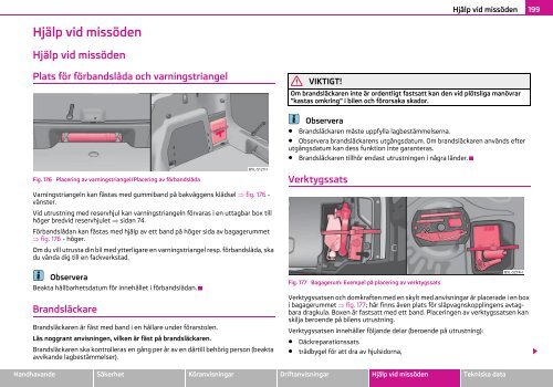 ŠKODA Yeti INSTRUKTIONSBOK - Media Portal - Škoda Auto